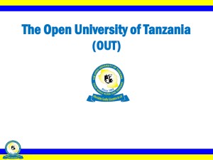 ODC 022  - The Open University of Tanzania