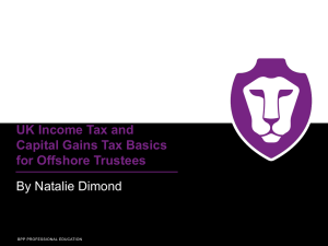 UK Income Tax for Offshore Trustees
