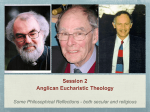 Anglican Eucharistic Theology 2