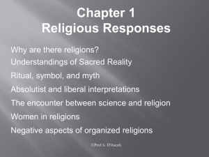 Introduction to Religions