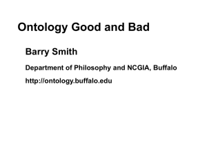 Ontology Good and Ba.. - Buffalo Ontology Site