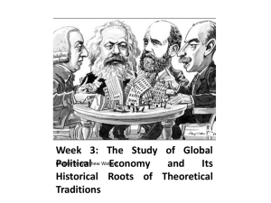 The Study of Global Political Economy