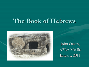 The Book of Hebrews 2.22 Mb