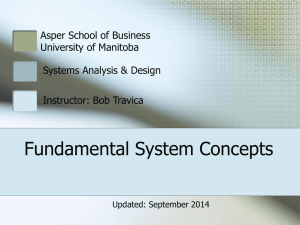Fundamental system concepts
