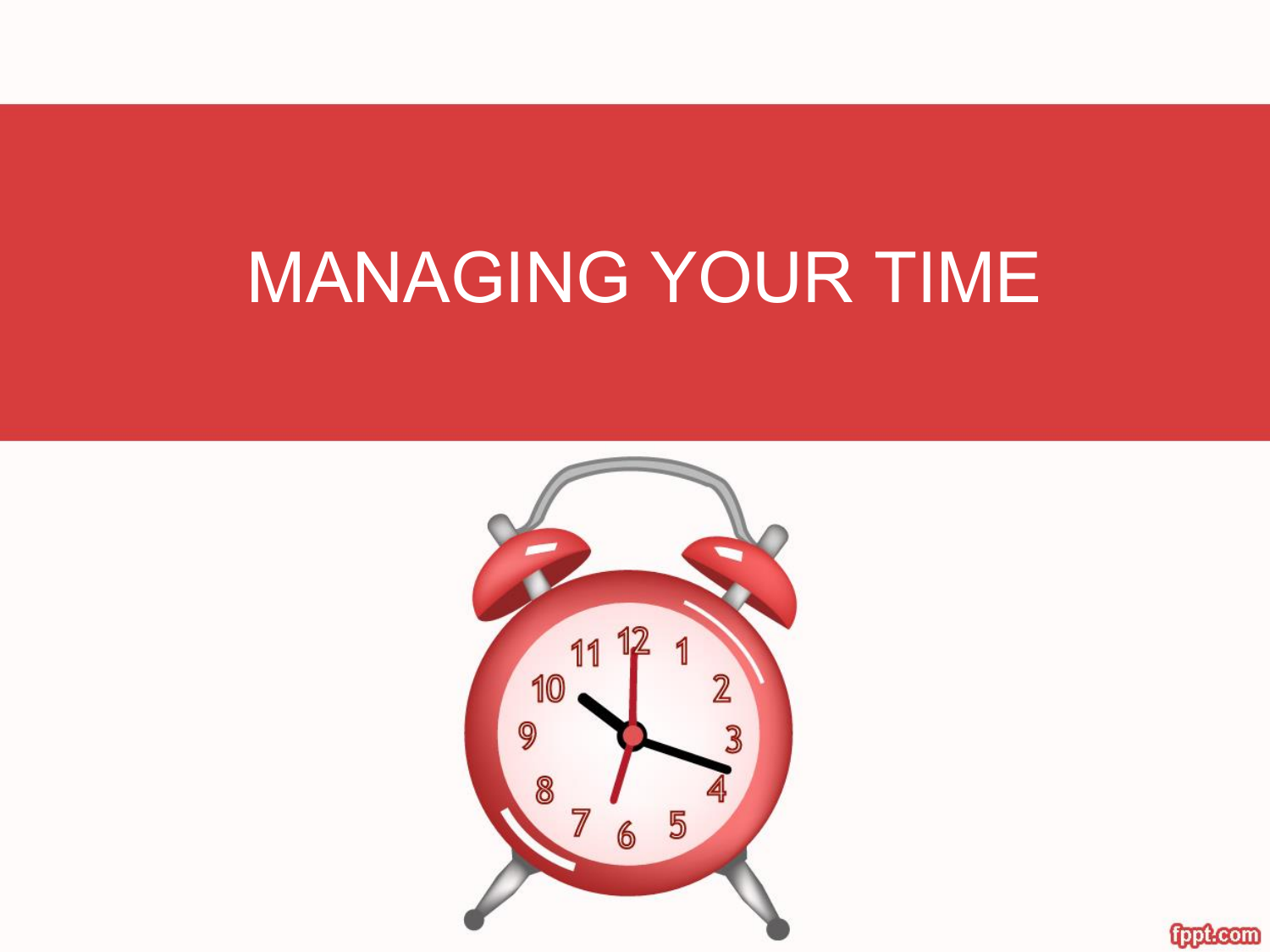 Time Management PPT Presentation For Managers