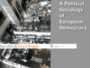 Communitarian democracy - European University Institute