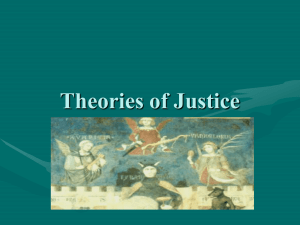 Theories of Justice - The Richmond Philosophy Pages