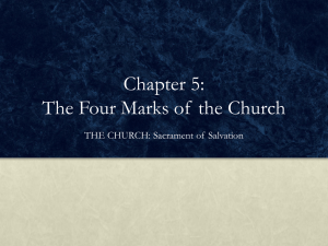 Chapter 5: The Four Marks of the Church