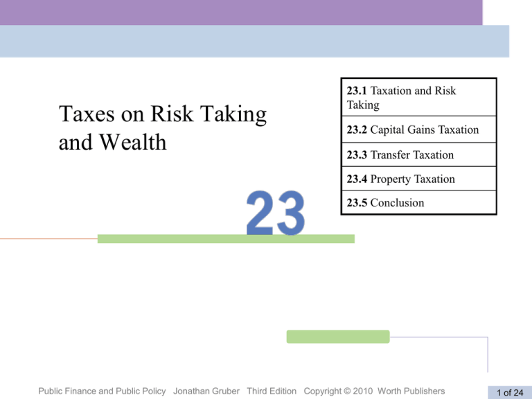 Public Finance And Public Policy