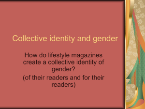 Collective identity of gender