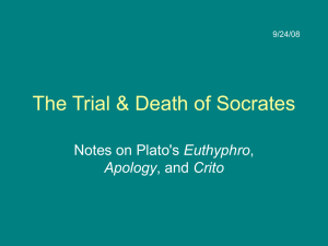 The Trial & Death of Socrates