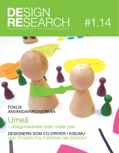 Swedish Design Research Journal nr 1 2014