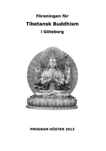 Tibetansk Buddhism - Föreningen för tibetansk buddhism i Göteborg