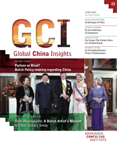 Global China Insights, issue 3 - Groningen Confucius Institute