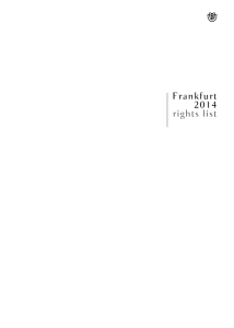 Frankfurt 2014 rights list