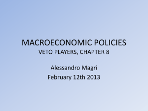 Macroeconomic Policies (VP Chap.8)