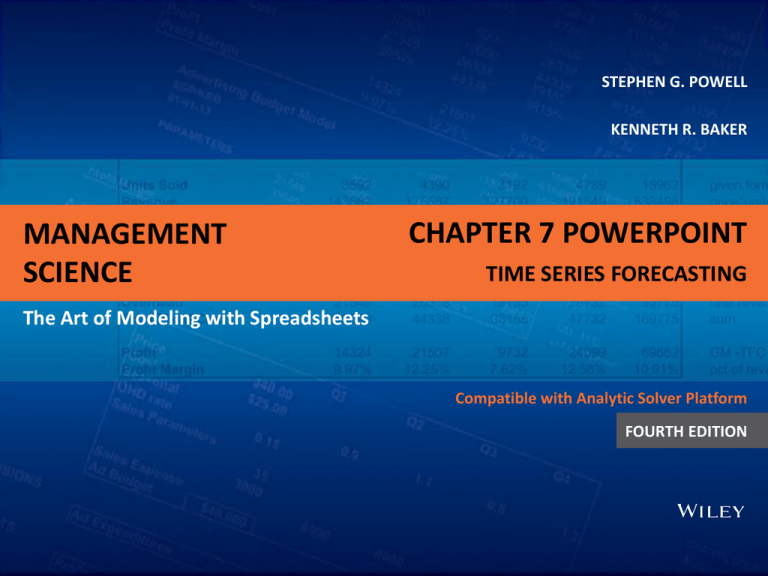 Chapter 7: Time-Series Forecasting