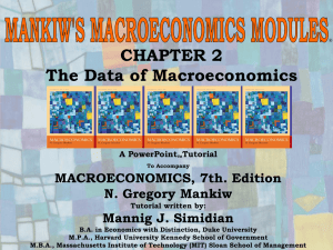 The Data of Macroeconomics