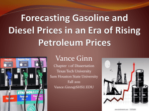 Forecasting Gasoline and Diesel Prices in an Era of Rising