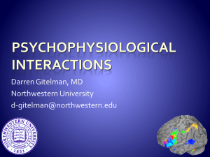 Psychophysiologic Interactions
