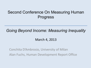 Incorporating Equity to measuring HD