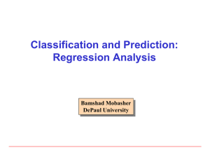 Regression Analysis