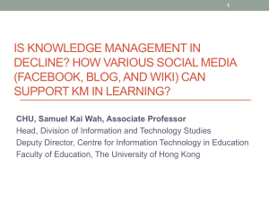 Knowledge Management using Social Media: A Comparative Study