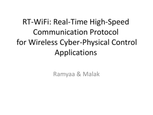 RT-WiFi: Real-Time High-Speed Communication Protocol for