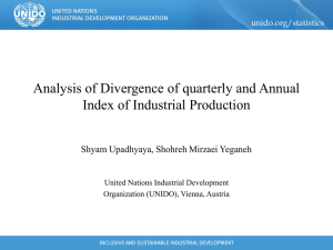 Analysis of Divergence of quarterly and Annual Index of