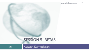 Session 5- Betas