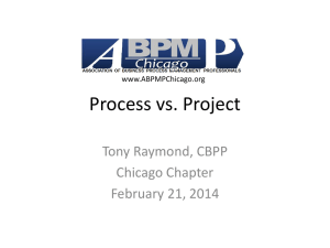 Process vs. Project