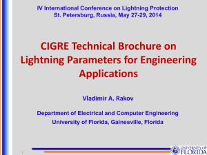 Lightning Parameters for Engineering Applications