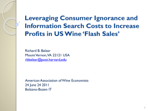 Flash Sales in the US Wine Market