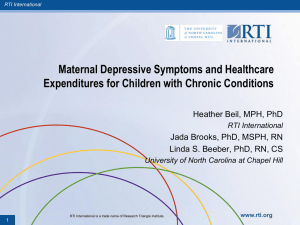 Maternal Depressive Symptoms and Healthcare