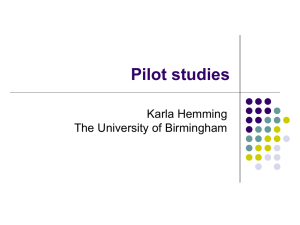 Dr Karla Hemming, University of Birmingham