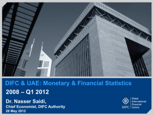 DIFC Monetary Financial Statistics 2008-Q1 2012, for web