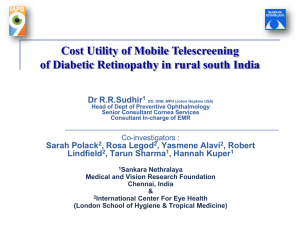 Sudhir Rachapalle_Cost utility of mobile telescreening of diabetic