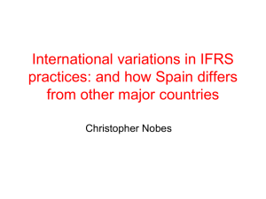 An accounting classification based on IFRS practices