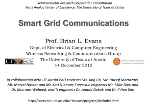 Powerline Communications for Smart Grid