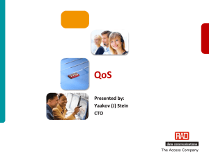 QoS and QoE - Dspcsp.com