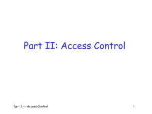 2_AccessControl - Department of Computer Science