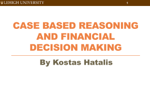 Decision making and finance