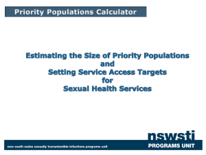 Priority populations calculator part 1