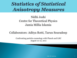 Statistics of statistical anisotropy measures
