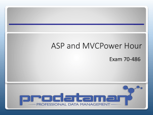 ASP and MVC Power Hour