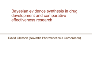 Bayesian Evidence Synthesis in Drug Development and