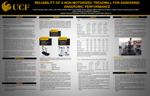 Reliability Of A Non-Motorized Treadmill For Assessing Anaerobic