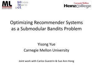 Optimizing Recommender Systems as a Submodular