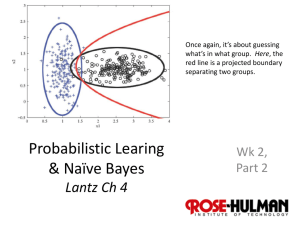 Naive Bayes - Rose