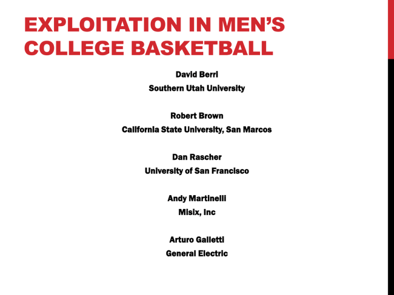Presentation Sample Two Southern Utah University Presentation Sample Two Southern Utah University